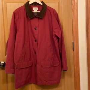 L.L. Bean Barn Coat, Flannel lined Size 2X